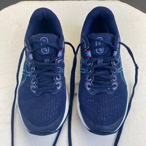 Asics Womens GT 1000 8 Athletic Running Shoes Peacoat Ice 1012A460 Size 7 Us